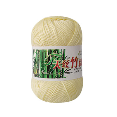 

Siaonvr New Bamboo Cotton Warm Soft Natural Knitting Crochet Knitwear Wool Yarn 50g C