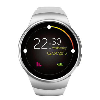 

KW18 Bluetooth SIM TF Card Heart Rate Smart Watch Phone for iOS Android