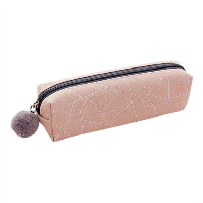 

Toponeto Simple Creative Canvas Zipper Pencil Case Student Pencil Bag Pencil Case