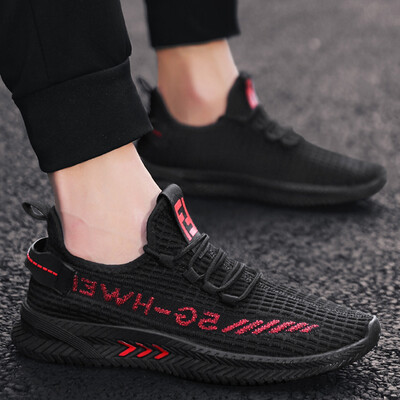 

Mens shoes tide shoes Korean version of the trend of mens sports&leisure breathable mesh shoes wild shoes shoes mesh shoes