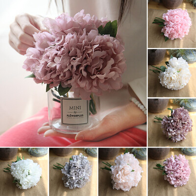 

1x Artificial Bouquet Peony Fake Flowers Home Garden Wedding Party Decor