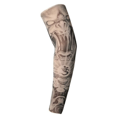 

〖Follure〗Sunscreen Temporary Tattoo Sleeves Body Art Arm Stockings Slip Accessories