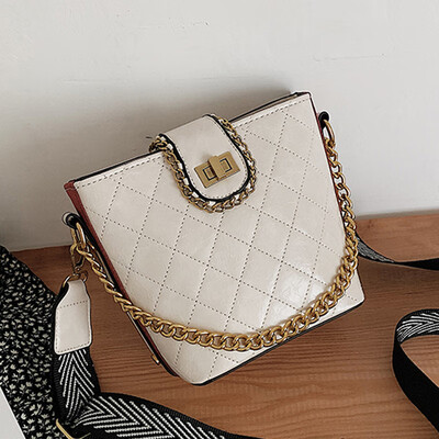 

New small bag new style new style new style Korean-type straight-chain retro-water bucket bag&one-shoulder bag
