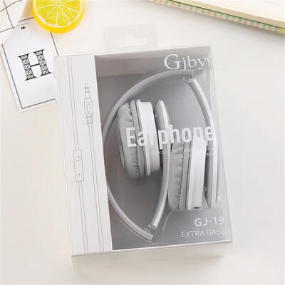 

GJ-19 Portable Simple Folding 35mm Wired Headphone Lightweight Headband Headset Fro Students