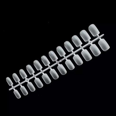 

288pcsbox Matte Transparent Fake Nails Decals Manicure Beauty Decor Craft