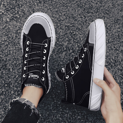 

Spiritual society guy shoes Korean version of the trend of mens casual wild shoes small white mens shoes autumn