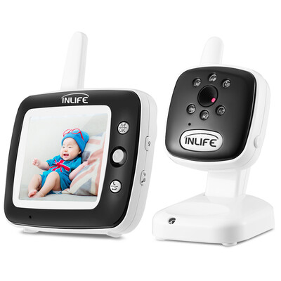 

Inlife BM35Q Video Baby Monitor Camera Night Vision Light Lullaby Alarm