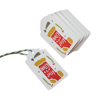 

〖Follure〗Christmas Tree Mini Red Pine Tree With Wood Base DIY Crafts Home Table Decor