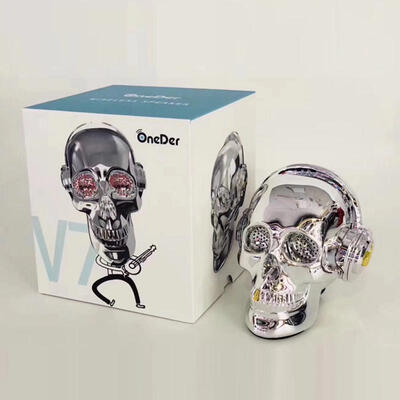 

Creative Skull Bluetooth Speaker Portable Bluetooth Wireless Speaker With Stereo Sound