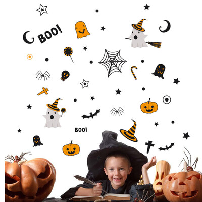 

〖Follure〗Halloween Decoration PVC Sticker wall Sticker Wallpaper Living Room Decoration