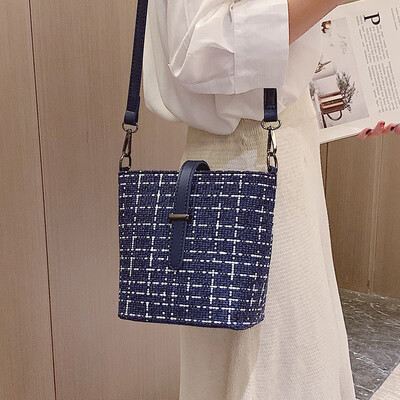 

Popular shoulder bag 2019 new popular female bag wild foreign hair wool bucket bag ins fashion Messenger bag