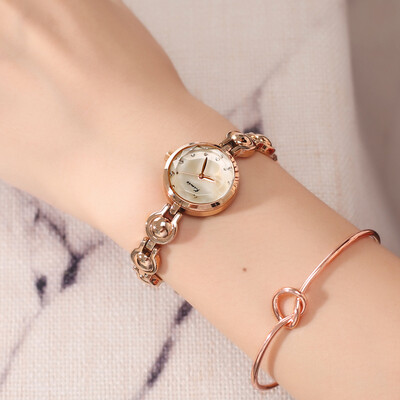 

Ladies Watch Female Student Trend Vintage Ceramic Bracelet Watch Casual Rhinestone Simple Quartz Watch