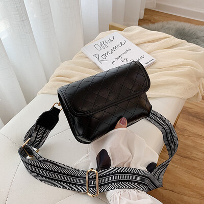 

Korean version of Joker small bag fashion broadband Lingge small square bag new 2019ins womens shoulder bag Messenger bag
