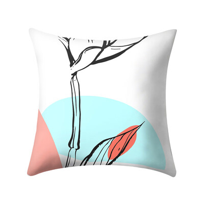 

Toponeto Print Pillow Case Polyester Sofa Car Cushion Cover Home Decor 45 X 45cm