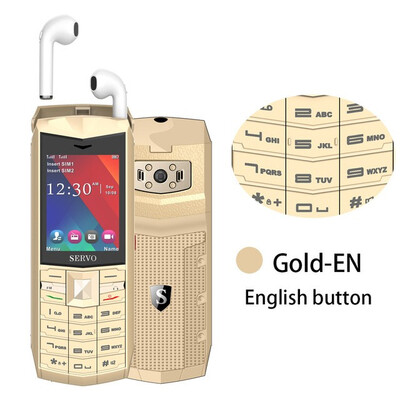 

Original SERVO R26 24" Mobile Phone with TWS 50 Bluetooth wireless headphone 3000mAh Power Bank GSM GPRS 2 SIM Card cellphone