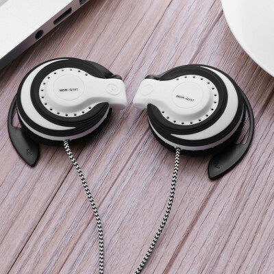 

35mm Wired Gaming Headset On-Ear Sports Headphones Ear-hook Music Earphones for Smartphones Tablet Laptop Desktop PC