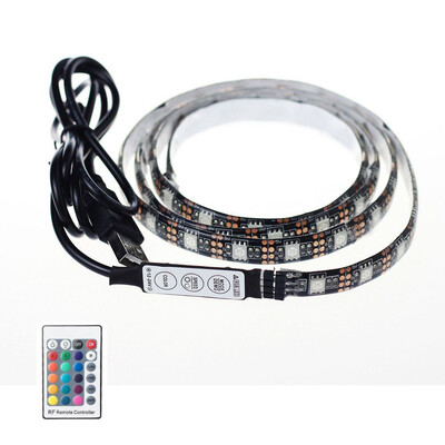 

KWB 5V LED Strip Light 5050 RGB Waterproof with 24 Keyboard Remote Control