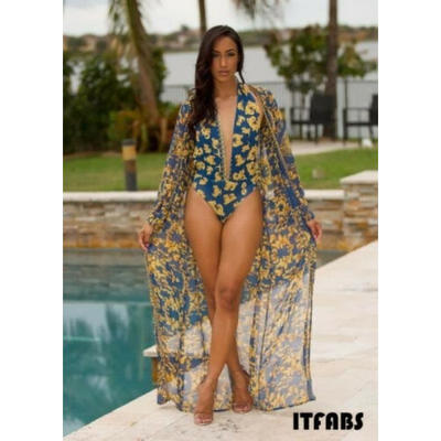 

New Women One Piece Bathing Monokini Push Up Padded Bikini Swimsuit Swimwear CA