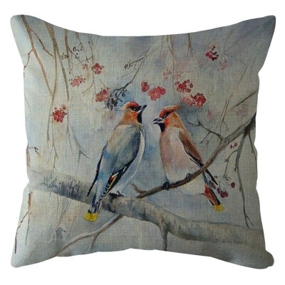 

Siaonvr Cotton Linen Square Home Decorative Throw Pillow Case Sofa Waist Cushion Cover