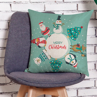 

Tailored Home Decor Cushion Cover Merry Christmas Pillowcase Sofa Throw Pillow Covers