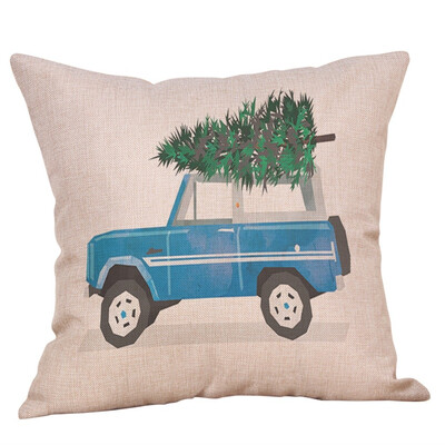 

〖Follure〗Merry Christmas Pillow Cases Cotton Linen Sofa Cushion Cover Home Decor