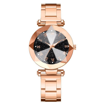 

Hot Sale Womens Watches Scale Dial Ladies Fashion Multi-Angled Raised Starry Sky Quartz Wristwatch Clock Zegarek Damski