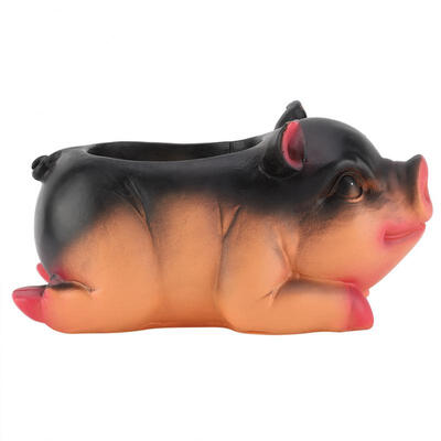 

Greensen Flower Pot Mini Modern Cute Pig Cactus Succulent Plant Pots Small Resin Containers Garden Flower Pots