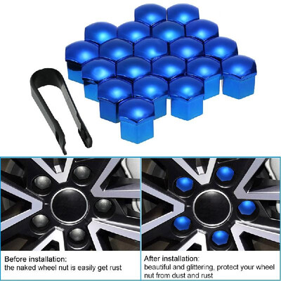 

20pcs Universal 21mm Wheel Nut Covers Lug Nut Caps Screw Protector