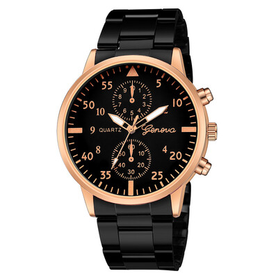 

Gobestart Luxury Watch Fashion Stainless Steel Watch for Man Quartz Analog Wrist Watch