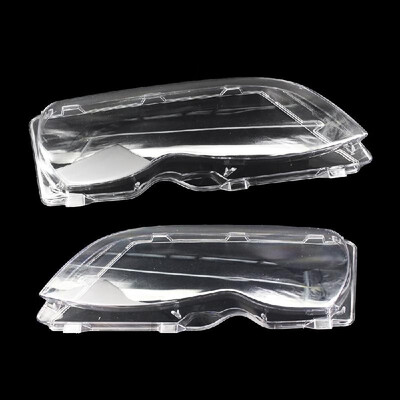 

One Pair of Headlight Clear Cover Headlamp Lense Lens Front Headlamp Lens Replacemnt for BMW E46 3-series 4 Door 02-05
