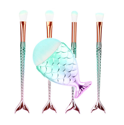 

Toponeto 5PCS Make Up Foundation Eyebrow Eyeliner Blush Cosmetic Concealer Brushes