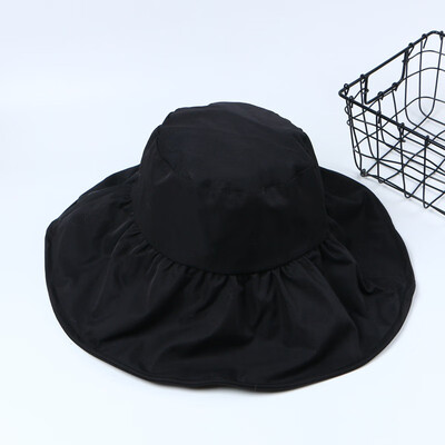 

The new original ins spring&summer Korean version of the basin hat male lady fashion chic big edge fisherman hat sunscreen hat