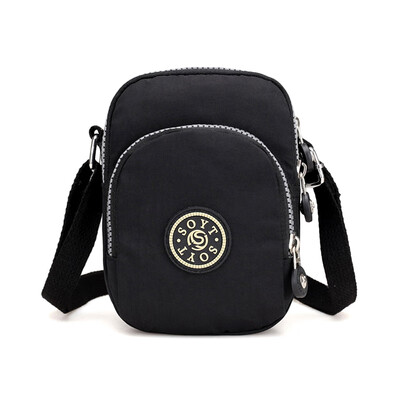 

Oxford Baggage Girls Middle-aged&Old-aged Baggage Mothers Mini Mobile Baggage Canvas Slant Baggage Net Red Baggage Leisure Bag