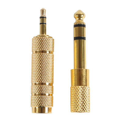 

Gold 35mm to 65mm Female to Male Stereo Headphone Jack Audio Adapter Kit