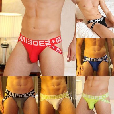 

New Mans Low Waist Leakage Convex Design Underwear Men Briefs Sexy Open Back Thongs