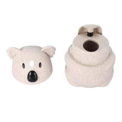 

Greensen Wheat Straw Cute Toothpick Holders Storage Box Koala Shape Kitchen Tool Cute Toothpick Holder Toothpick Dispenser