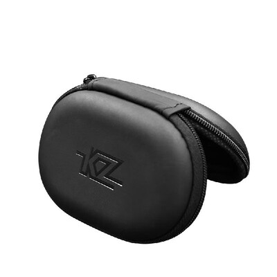 

KZ headphone storage bag PU leather high-grade waterproof&dustproof shockproof digital wire protection portable zipper bag Bla