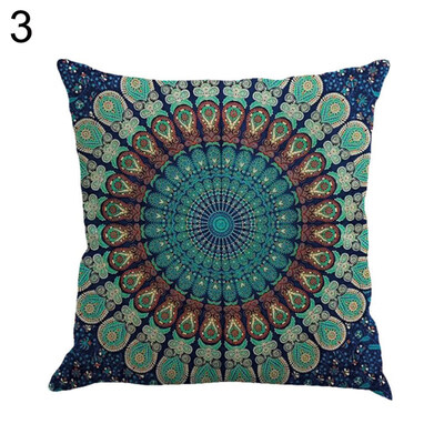

Bohemian Style Square Throw Pillow Protector Case Cushion Cover Bedding Articles