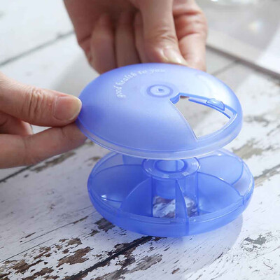 

Toponeto Travel Pill Box Medicine Tablet Storage Vitamin Dispenser Organiser 7 Day