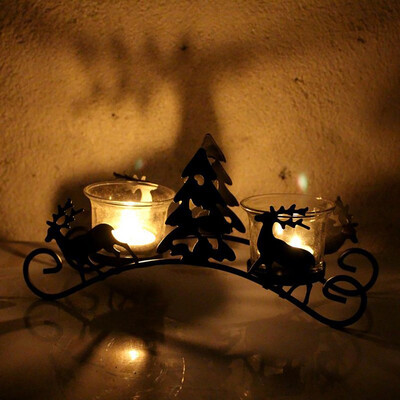 

Tailored Xms Hollow Candle Holder Candlestick Creative Christmas Decor Party Decoration