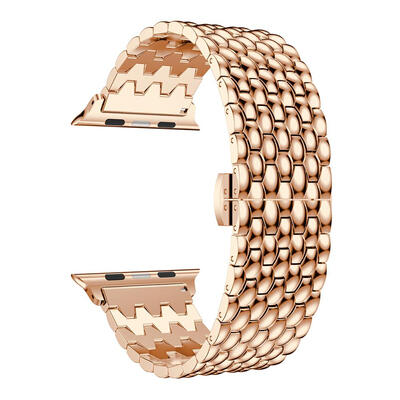 

Butterfly Button Spring Bar ConnectorWatch Band Strap for Apple Watch 42mm