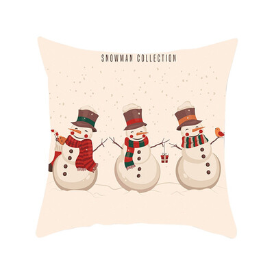 

Tailored Merry Christmas Pillow Cases Nordic Sofa Cushion Cover Home Decoration