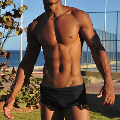 

Mens Swim Shorts Beach Swimwear Swimming Trunks Underwear Boxer Briefs Pants
