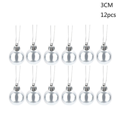 

〖Follure〗30mm Christmas Xmas Tree Ball Bauble Hanging Home Party Ornament Decor