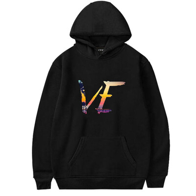 

Couple Letter Love Printed Hoodie Casual Long Sleeve Black Hooded Sweatshirt Gift For Lover