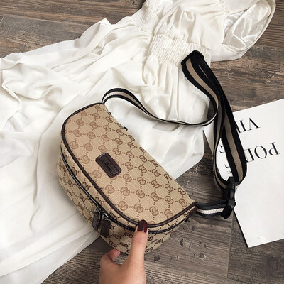 

Qiao Bani 2019 new Korean retro style fashion old flower hit color double pull ribbon shoulder diagonal trend handbags