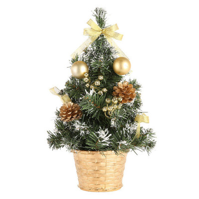 

Gobestart Artificial Tabletop Mini Christmas Tree Decorations Festival Miniature Tree 30cm