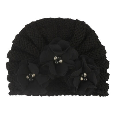 

Cute Newborn Toddler Infant Baby Girl Flower Soft Cotton Hospital Cap Beanie Hat