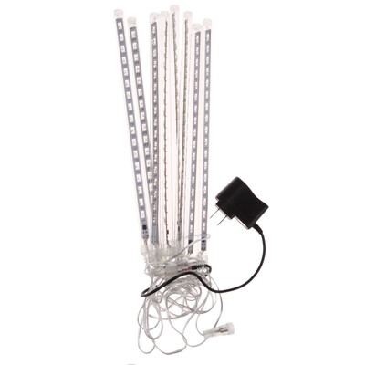 

30cm 144LED Light Mteor Shower Rain 8 Tubes Snowfall Tree Garden