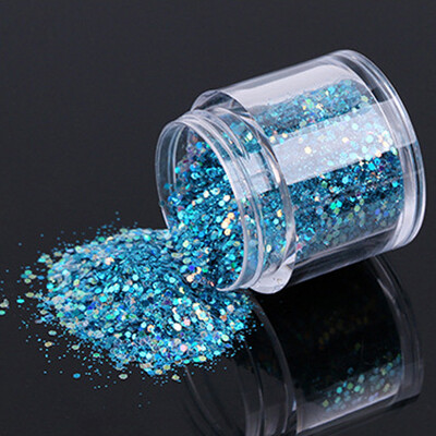 

Toponeto 10gBox Gold Sliver Nail Glitter Powder Shinning Nail Mirror Powder BU